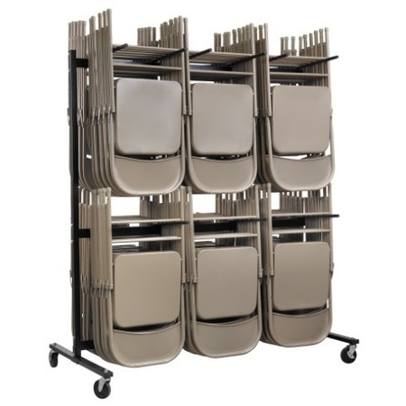Adiroffice 2-Tier Folding Chair Cart ADI690-03